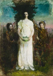 Meine Kinder (Mary, Gerald und Gladys Thayer)