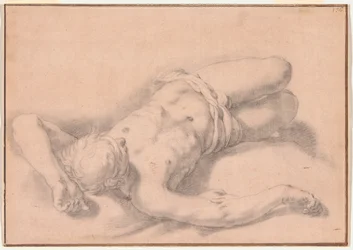 Studie eines nackten Mannes