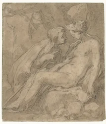 Vertumnus und Pomona (?)
