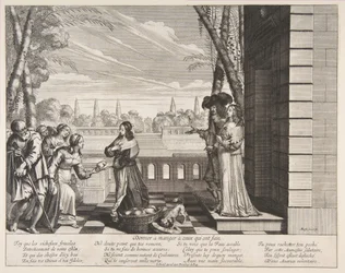 Die Hungrigen speisen, 1635