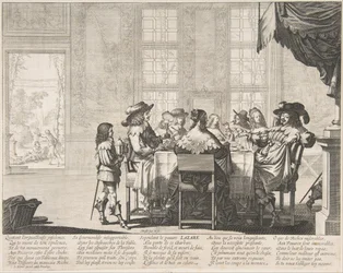 Das Bankett des reichen Mannes, Mitte bis Ende des 17. Jahrhunderts