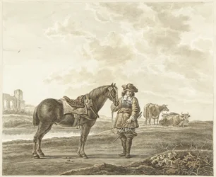Reiter in Landschaft