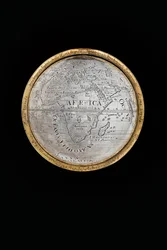 Zwei außergewöhnliche terrestrische und himmlische Globen, getragen von Herkules und Atlas, Augsburg, 1697-99