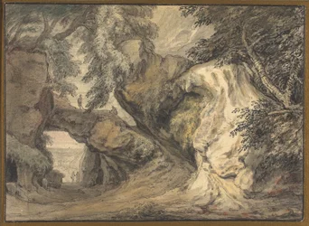 Landschaft mit einem natürlichen Bogen