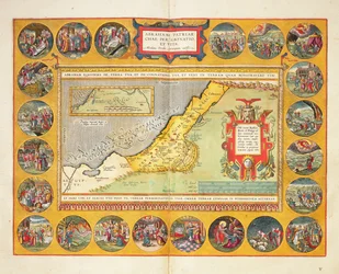 Die Wanderungen Abrahams, aus dem „Theatrum Orbis Terrarum“, 1603
