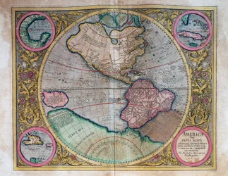 Weltkarte von Abraham Ortelius (1527-1598)