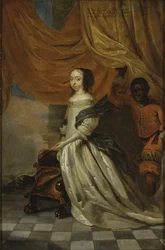 Porträt von Hedvig Eleonora von Holstein-Gottorp (1636-1715), Königin von Schweden