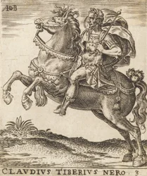 Claudius Tiberius Nero aus Zwölf Kaiser zu Pferd, ca. 1565-1587