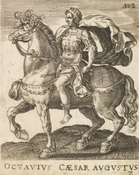 Octavius Caesar Augustus aus Zwölf Kaiser zu Pferd, ca. 1565-1587