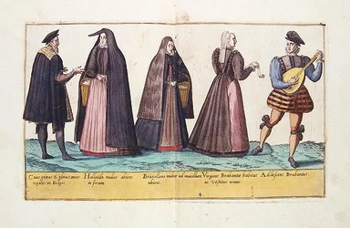 Kostüme des sechzehnten Jahrhunderts aus 