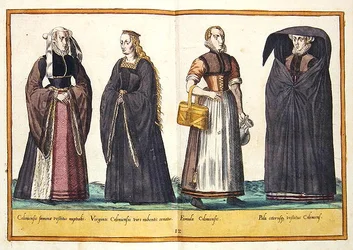 Kostüme des sechzehnten Jahrhunderts aus 