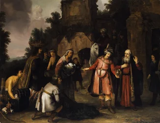 Der Prophet Elisa weist Naamans Gaben zurück (2. Könige 5)