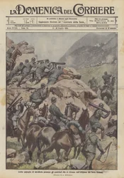 Kühne Kavalleriepatrouillen drängen die sich zurückziehenden Österreicher vom Hochplateau der Sieben Gemeinden