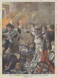 Dramatische Hochzeitsfeier in Arras (Frankreich), ein schrecklicher Brand während des Banketts