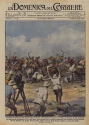 Während der Dreharbeiten zu einem großen Film über das alte äthiopische Leben im Land der Galla, die Fiktion?