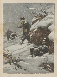 Die Dramen des Berges, ein 81-jähriger Mann wird im Alta Valle Stura nach einer Nacht im Schnee gerettet