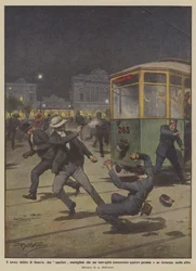 Das grausame Verbrechen von Genua, zwei marseiller Apachen töten aus Bosheit vier Personen