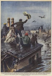 Der gewaltige Zyklon, der Südfrankreich heimsuchte und alle Wasserläufe veränderte