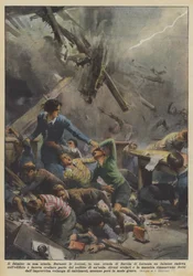 Der Blitz in einer Schule