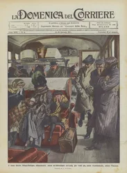 Der Direktzug Mailand-Bologna verlassen, wegen eines starken Schneefalls, für zwanzig Stunden