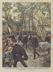 Die Katastrophe des Luftschiffs Pax in Paris und der Tod seines Erfinders, des brasilianischen Abgeordneten Severo