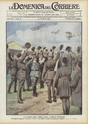 Die Verleihung des Military Cross an Gabriele d