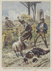 Die Opfer der Pflicht, Ermordung von Carabinieri in der Provinz Rom durch einen Sohn