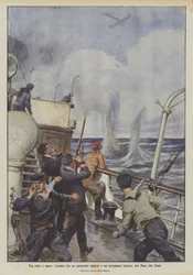 Zwischen Himmel und Meer, Zusammenstoß zwischen einem englischen Dampfer und einem deutschen Flugzeug in der Nordsee