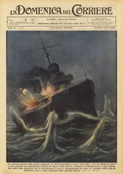 Ein Marineereignis des spanischen Krieges