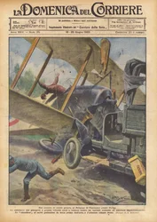 Ein neuartiger Zusammenstoß auf dem Schießplatz von Vincennes bei Paris