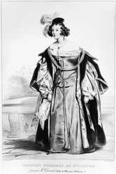 Marie Dorval in der Rolle der Marion Delorme von Victor Hugo