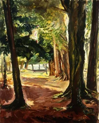 Bäume in der Nähe der Côte de Grace