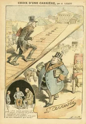 Illustration von Achille Lemot (1846-1909) in Le Pelerin