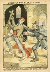 Illustration von Achille Lemot (1846-1909) in Le Pelerin