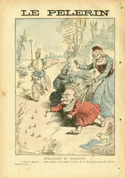 Illustration von Achille Lemot (1846-1909) in Le Pèlerin