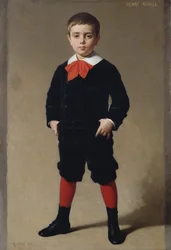 Porträt von Henri Achille, dem Sohn des Künstlers, 1881