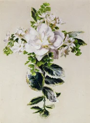 Ein Blumenkreuz