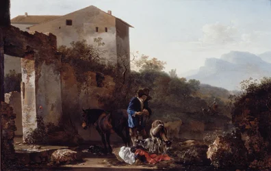 Landschaft mit einem Ziegenhirten, um 1650