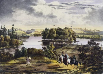 Ansicht von Izhora, 1833