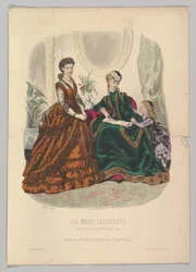 Nr. 51 aus La Mode Illustrée, 1869