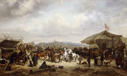 Der Pferdemarkt, 1863