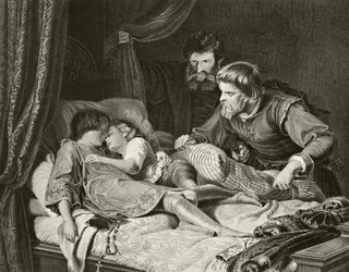 Die Ermordung der Prinzen Edward und Richard im Tower of London, aus 