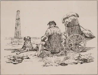 Der Hausierer und sein Hund