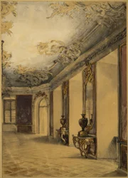 Saal im Schloss von Lissa