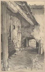 Blick in einen Innenhof