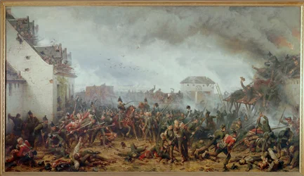 Die Verteidigung des Bauernhofs La Haye Sainte, Schlacht von Waterloo, Napoleons endgültige Niederlage