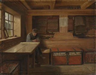Altes Lagerhaus in Vikøy