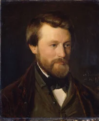 Porträt von Emil Tidemand, des Bruders des Künstlers