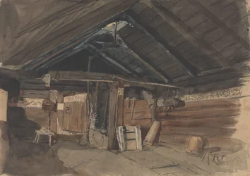 Rauchstube, Pfarrhof Kvam, Vikøy