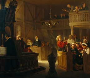 Gottesdienst in einer norwegischen Landkirche